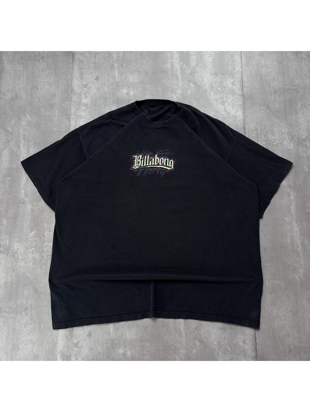 Y2K Black Billabong Grunge Gothic Skater T-Shirt